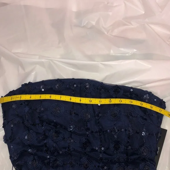 NWT KARL LAGERFELD Strapless Dress with Belt